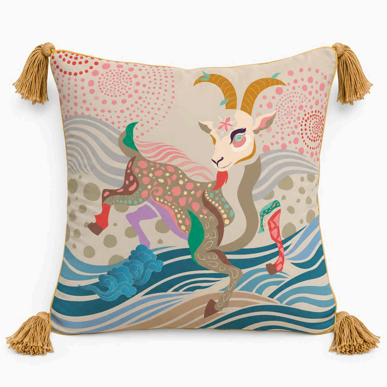 Gối trang trí sofa sơn mài Mộc Khí Day Edition